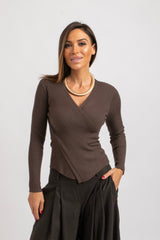 Maglia incrocio moto FEDERICA BI
