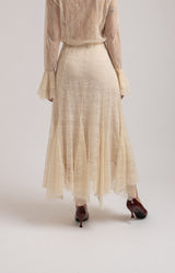 Gonna in pizzo crema FEDERICA BI
