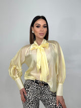 Camicia DALIA giallo pastello FEDERICA BI