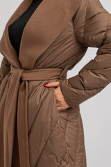 Cappotto piumino cachemire e lana FEDERICA BI