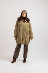 Parka FEDERICA BI interno ecofur