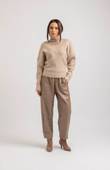 Maglia beige AURORA BY FEDERICA BI