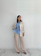 Cardigan in cotone crochet FEDERICA BI