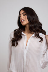 Camicia gessata FEDERICA BI (vari colori)