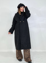 Cappotto nero FEDERICA BI