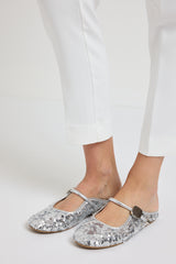 Ballerina argento in paillettes FEDERICA BI