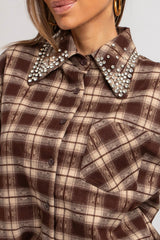 Camicia tartan gioiello FEDERICA BI