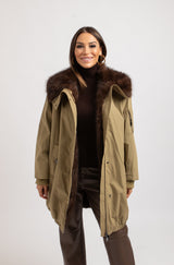 Parka FEDERICA BI interno ecofur