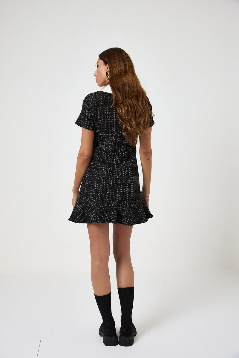 Abito in tweed bottoni FEDERICA BI