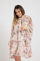 Abito in chiffon ROSA by FEDERICA BI