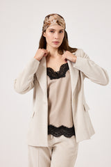 Top in viscosa e pizzo FEDERICA BI