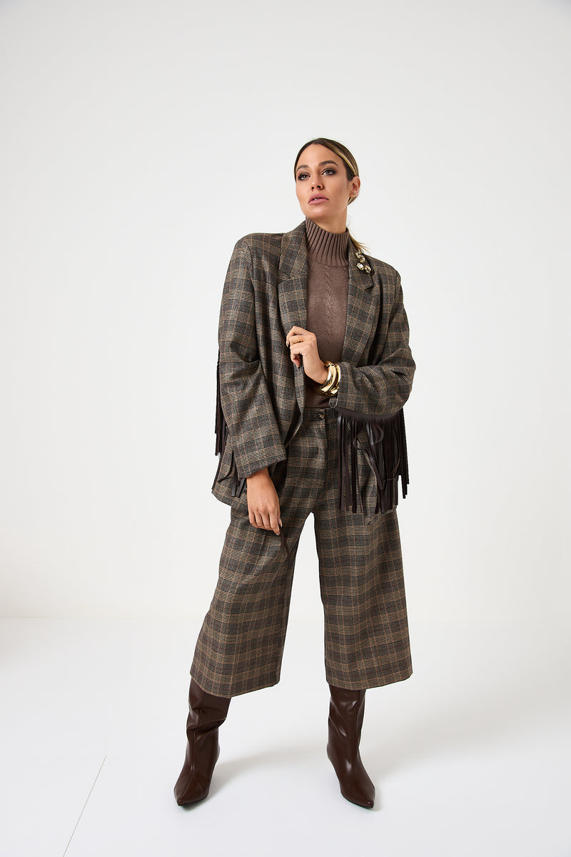 Pantalone a pinocchietto principe di Galles FEDERICA BI