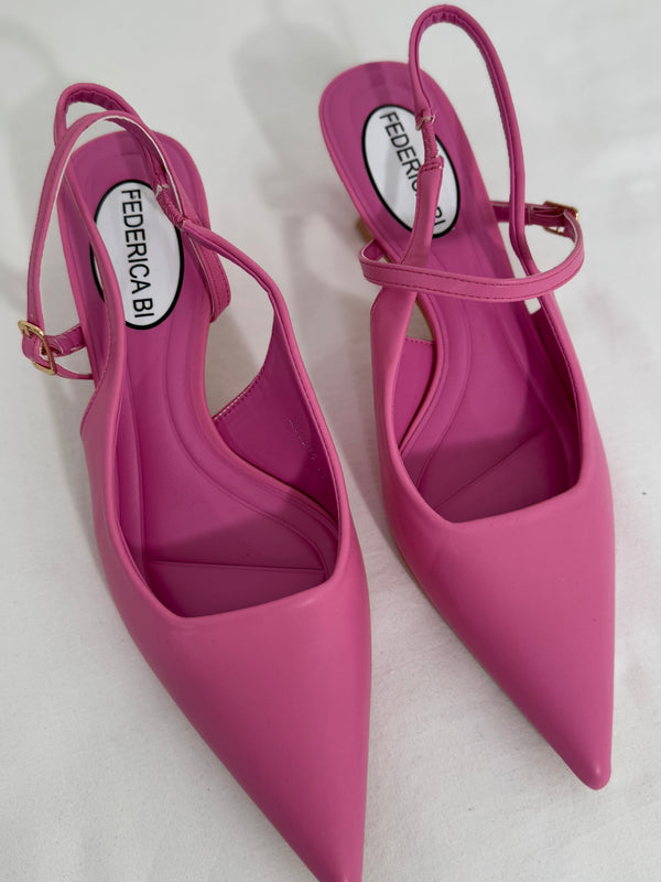 Slingback rosa FEDERICA BI