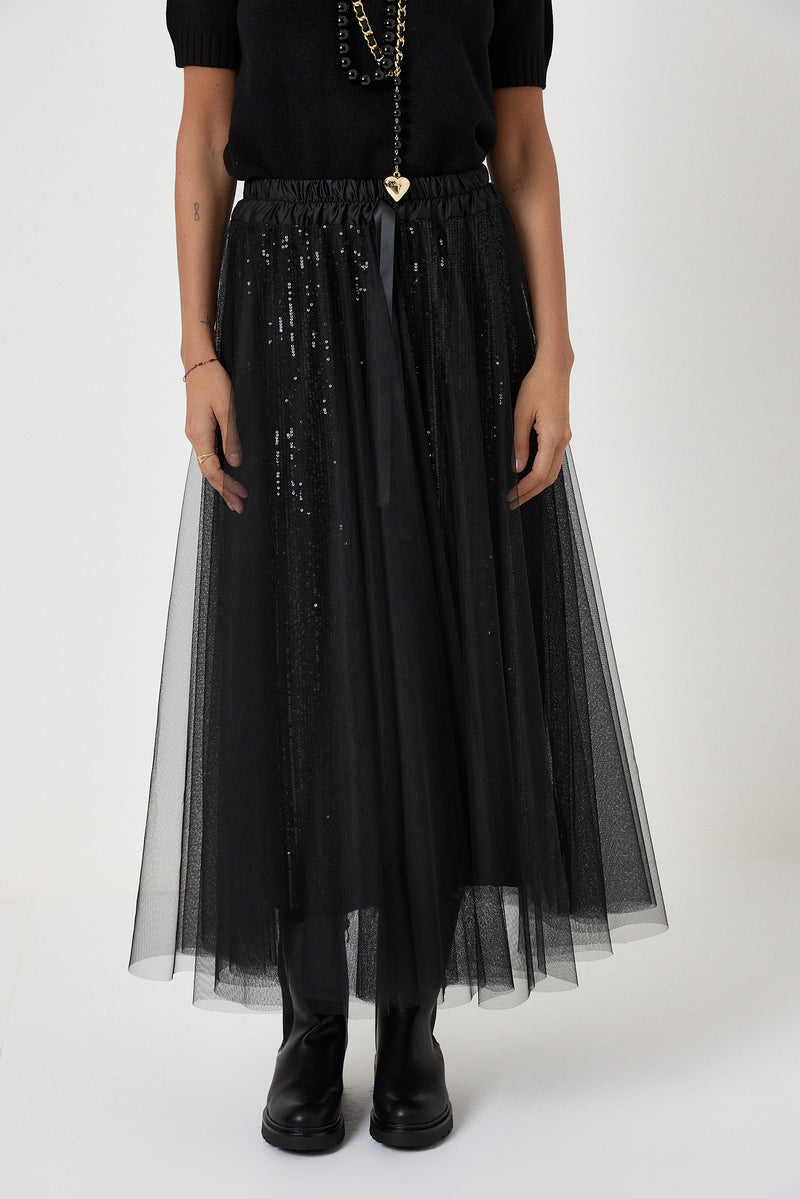 Gonna in tulle e paillettes FEDERICA BI