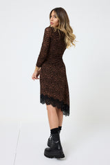 Abito in lycra stampa animalier FEDERICA BI ( due colori )