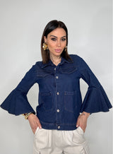 Camicia blu denim FEDERICA BI