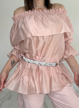 Camicia volant vari colori FEDERICA BI