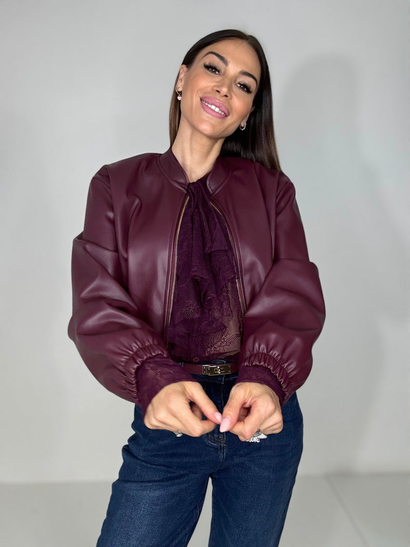 Giacca bordeaux FEDERICA BI
