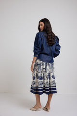 Camicia in denim blu FEDERICA BI
