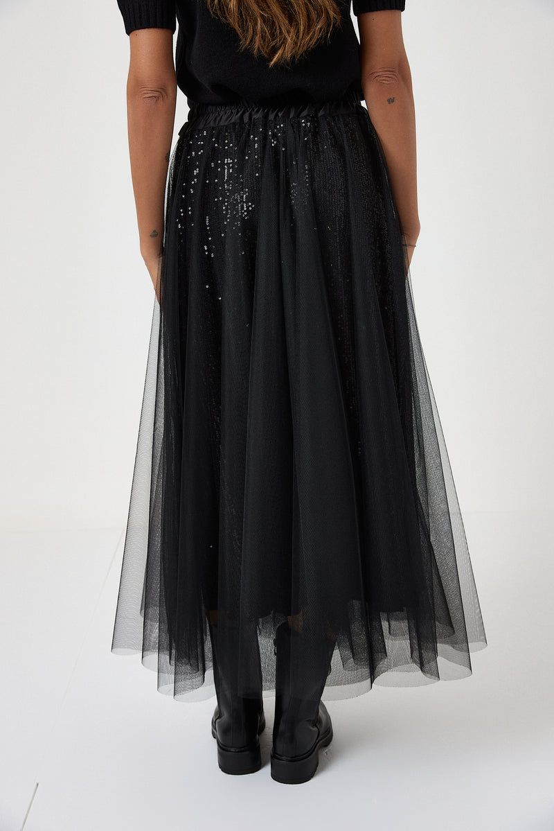 Gonna in tulle e paillettes FEDERICA BI