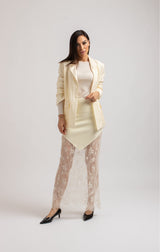 Gonna tricot e pizzo chantilly FEDERICA BI