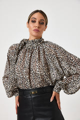 Camicia in chiffon fiocco FEDERICA BI