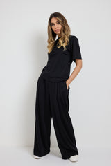 SET tuta leggera nero FEDERICA BI