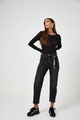 Denim nero charms cuore 🖤 FEDERICA BI