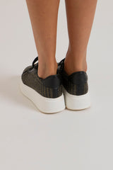 Sneackers nera gioiello FEDERICA BI