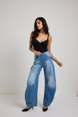 Denim azzurro balloon FEDERICA BI