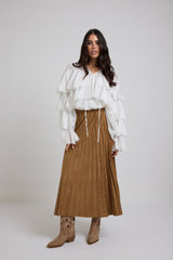 Gonna in suede FEDERICA BI