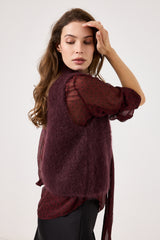 Gilet kid mohair ( vari colori ) FEDERICA BI