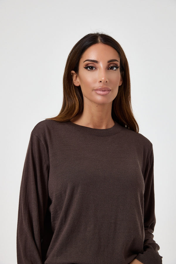 Maglia mano cachemire FEDERICA BI ( vari colori )