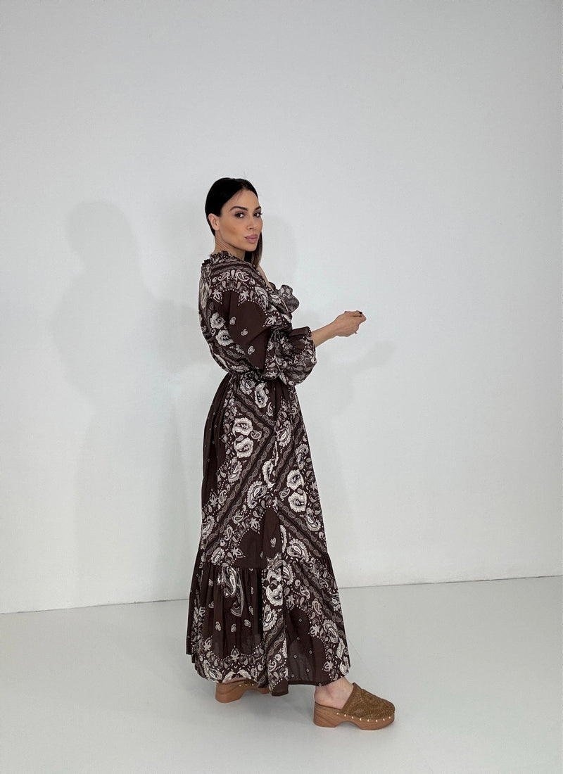 Abito in cotone fantasia FEDERICA BI