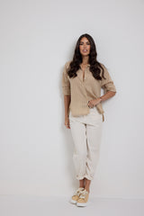 Camicia beige FEDERICA BI
