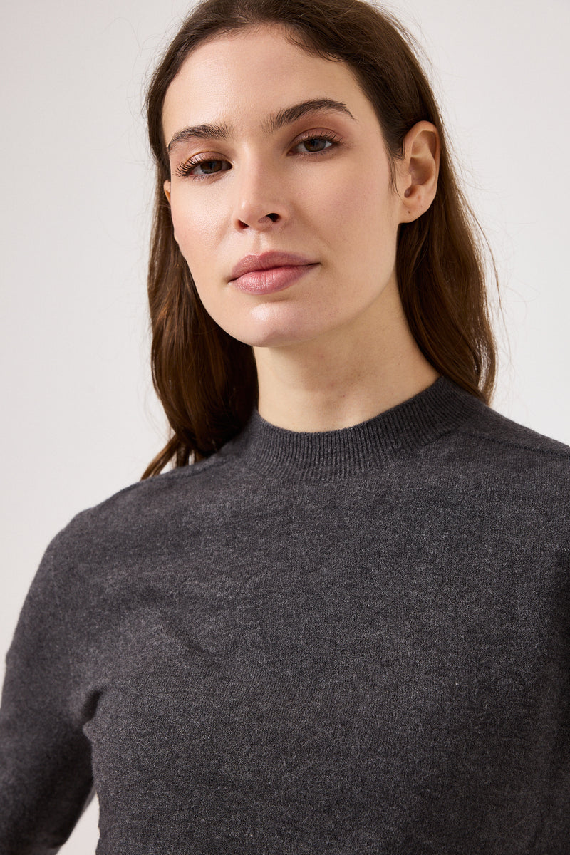 Maglia FEDERICA BI ( grigio antracite e nero )