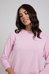 Maglia in viscosa rosa FEDERICA BI