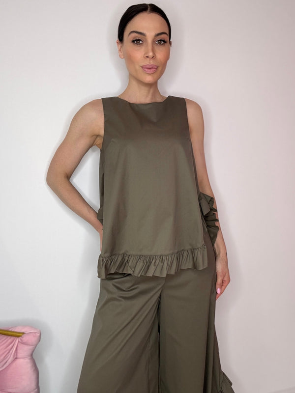 Camicia in cotone con rouge ( vari colori ) FEDERICA BI