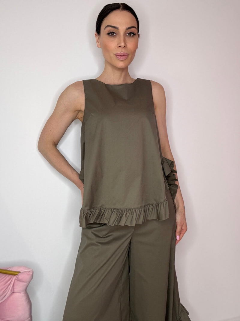 Camicia in cotone con rouge ( vari colori ) FEDERICA BI