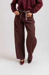 Denim jeans bordeaux FEDERICA BI
