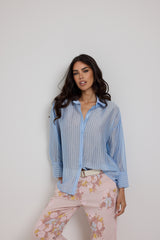 Camicia gessata FEDERICA BI (vari colori)