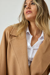 Cappotto camel cachemire e lana FEDERICA BI