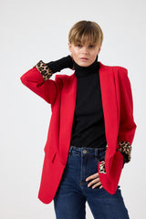 Blazer rosso FEDERICA BI