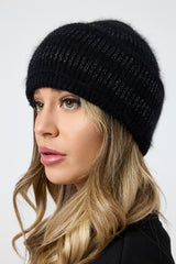 Cuffia nera lurex FEDERICA BI