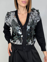 Cardigan paillettes FEDERICA BI