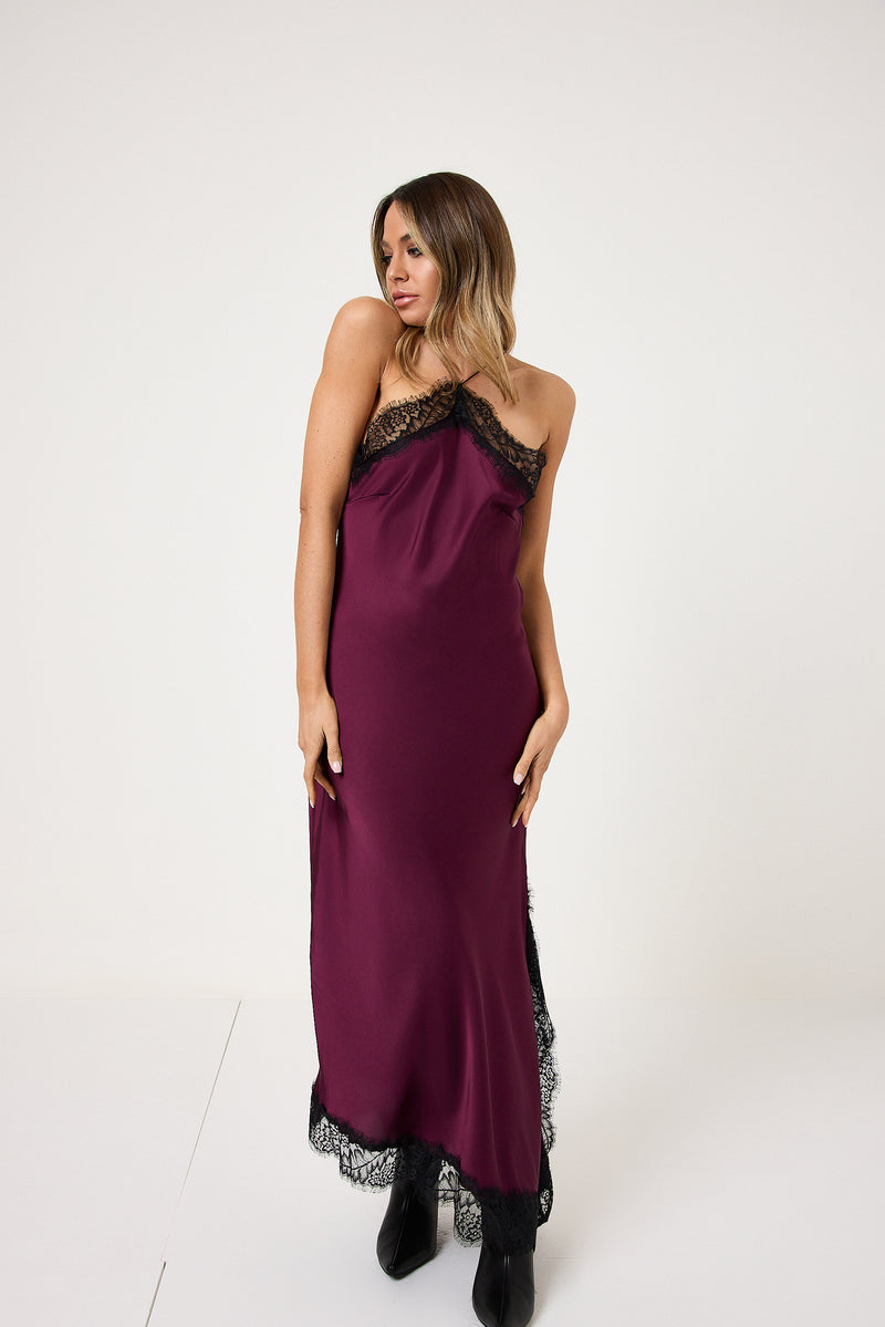 Abito in raso slip dress FEDERICA BI ( vari colori )