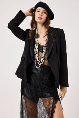 Abito nero in pizzo FEDERICA BI