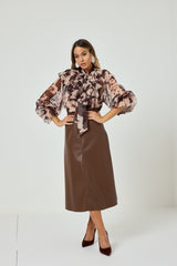 Camicia in chiffon FEDERICA BI