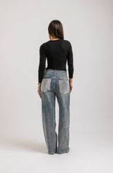 Denim cristalli FEDERICA BI