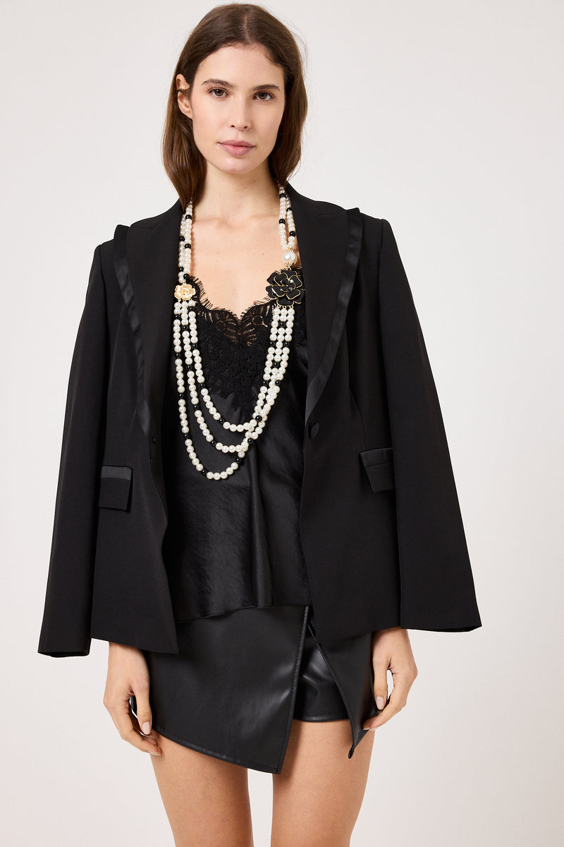 Top inserto in pizzo FEDERICA BI